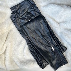 Faux leather Guess jeans size 0